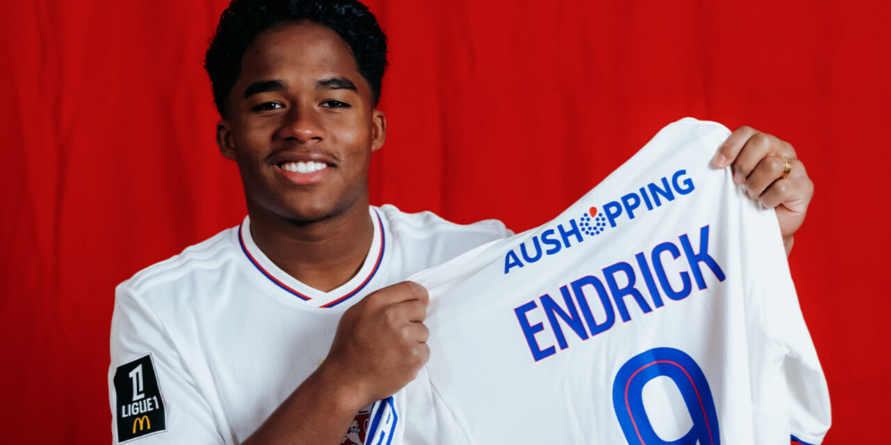Endrick conoce a sus nuevos compañeros del Olympique de Lyon