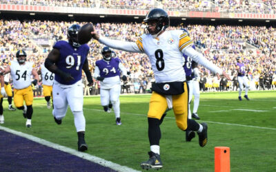 Reacción tardía ayuda a Steelers a vencer 27-22 a Ravens y liderar su división en solitario