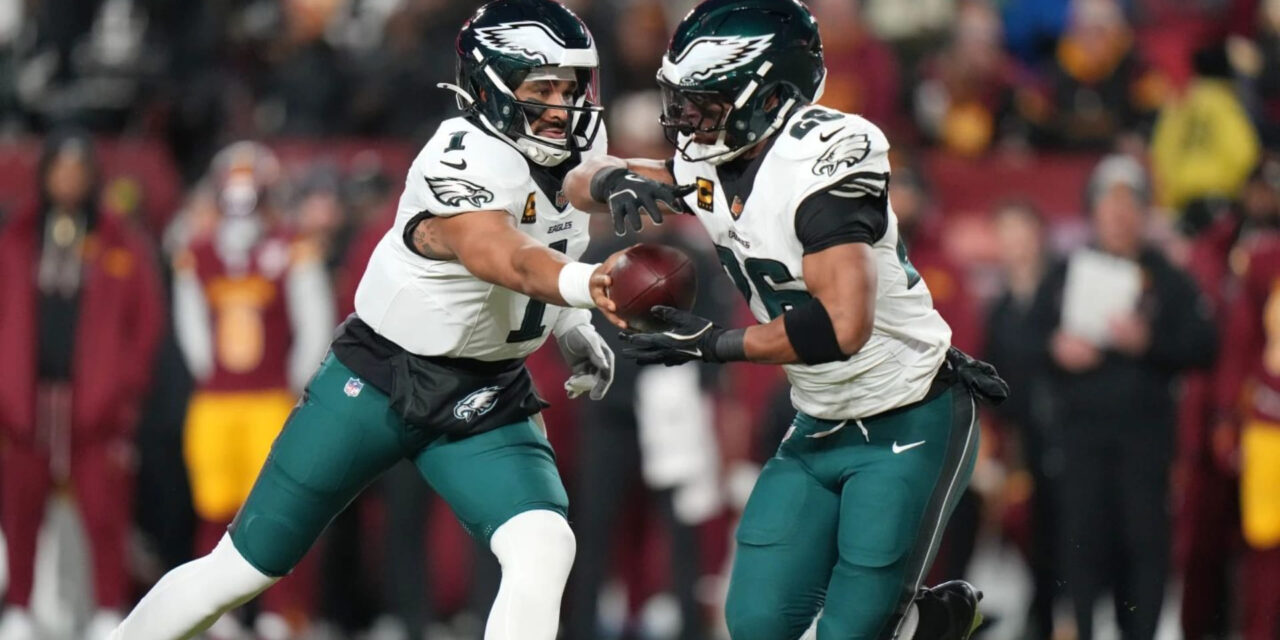 Jalen Hurts y los Eagles ganan su segundo título consecutivo de la NFC Este al vencer a los Commanders 29-18