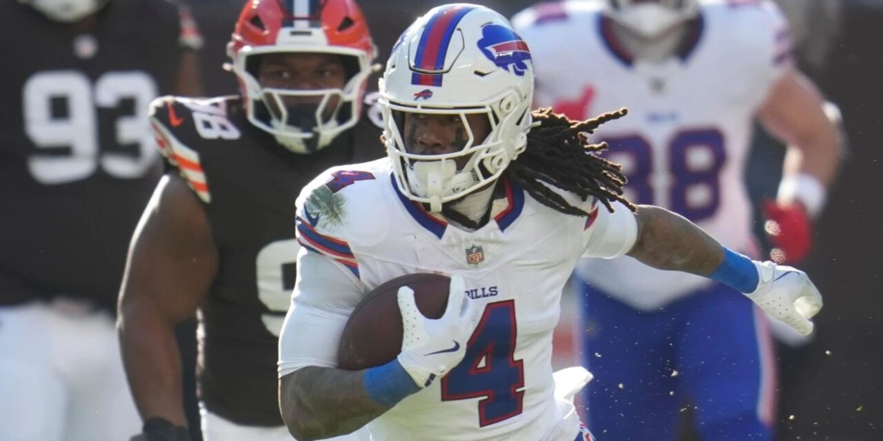 117 yardas y dos TD de Cook acerca a Bills a playoffs con victoria 23-20 sobre Browns