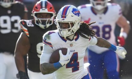 117 yardas y dos TD de Cook acerca a Bills a playoffs con victoria 23-20 sobre Browns