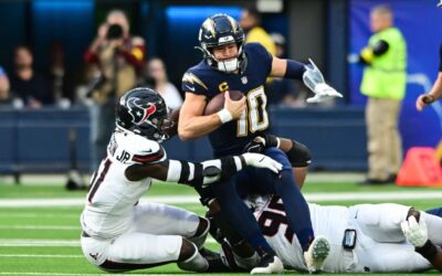 Texans aseguran 3er pasaje consecutivo a playoffs con victoria de 20-16 sobre Chargers