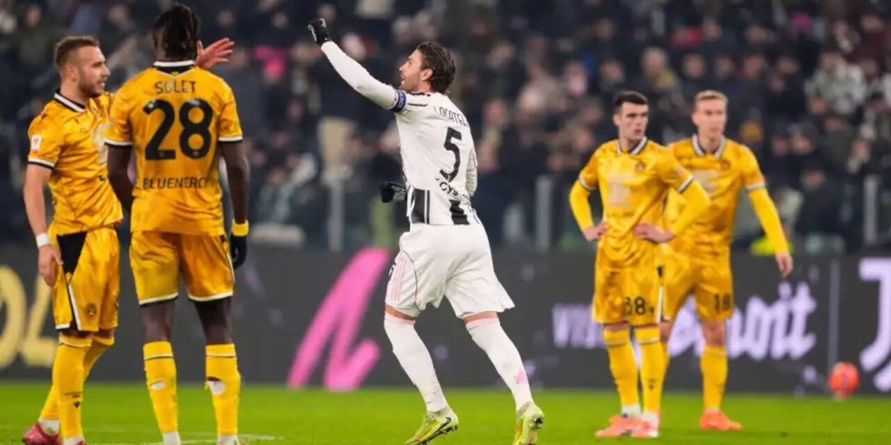 Juventus avanza a cuartos de Copa Italia con triunfo 2-0 sobre Udinese