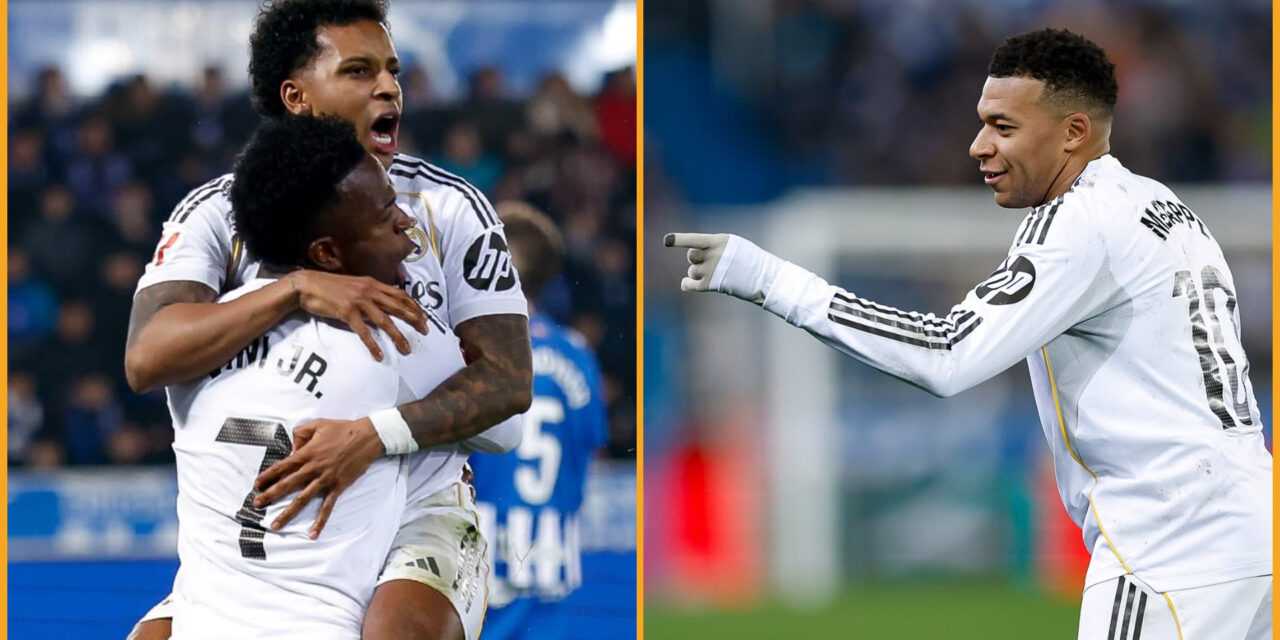 Mbappé y Rodrygo dan aire al Real Madrid