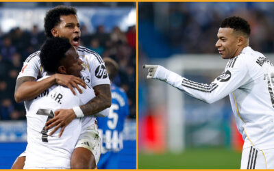 Mbappé y Rodrygo dan aire al Real Madrid