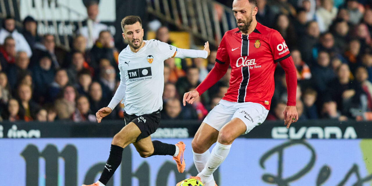 Valencia y Mallorca empatan 1-1 en La Liga