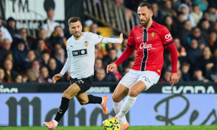 Valencia y Mallorca empatan 1-1 en La Liga