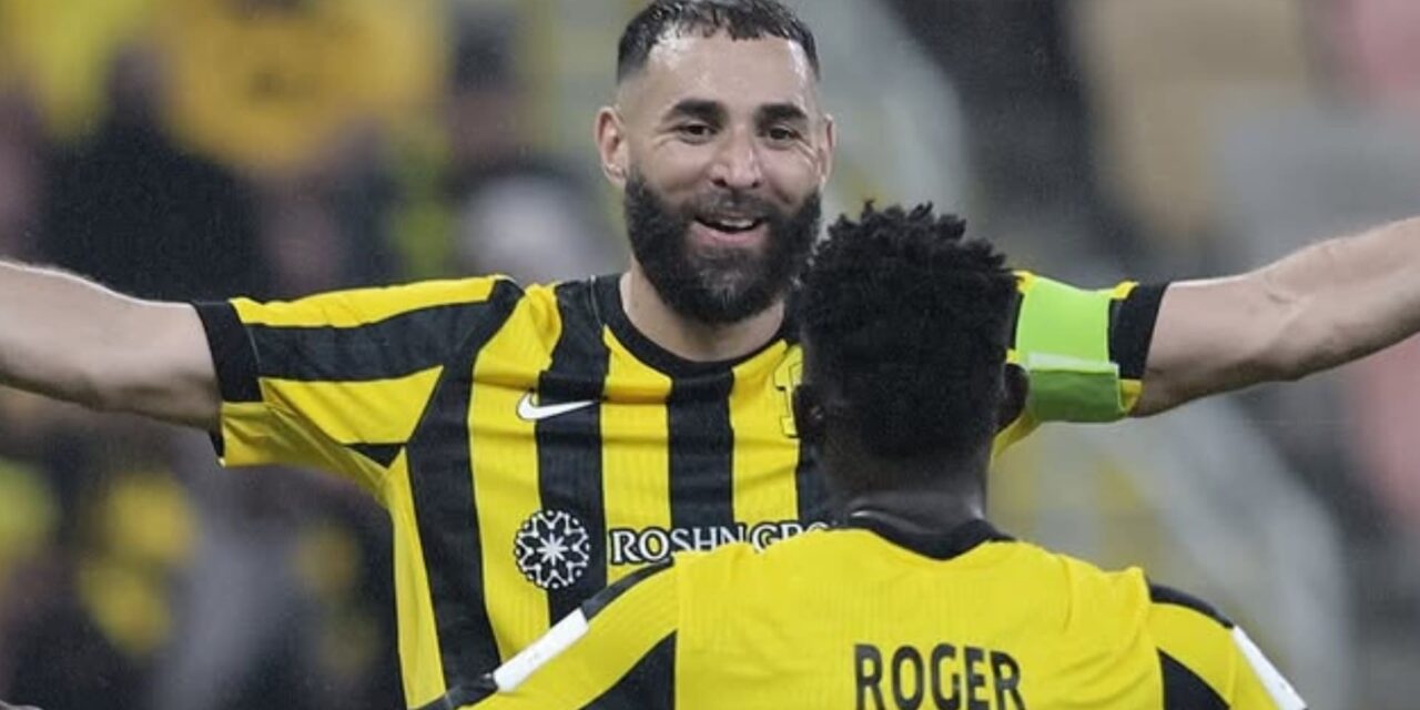 Gol de Benzema impulsa al Al-Ittihad a la victoria en la Liga de Campeones de Asia