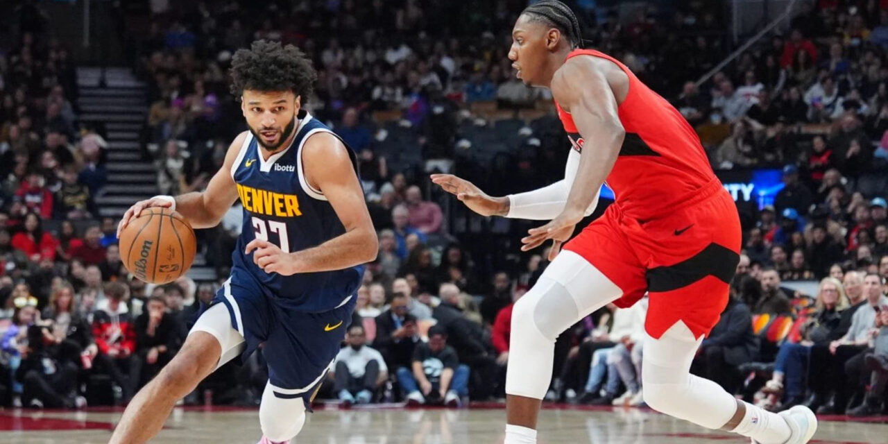 Nuggets superan a los Raptors 106-103 sin el lesionado Jokic