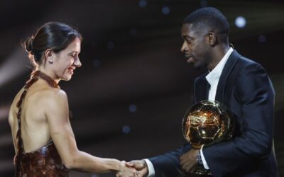 Ousmane Dembélé y Aitana Bonmatí nombrados mejores jugadores en premios FIFA