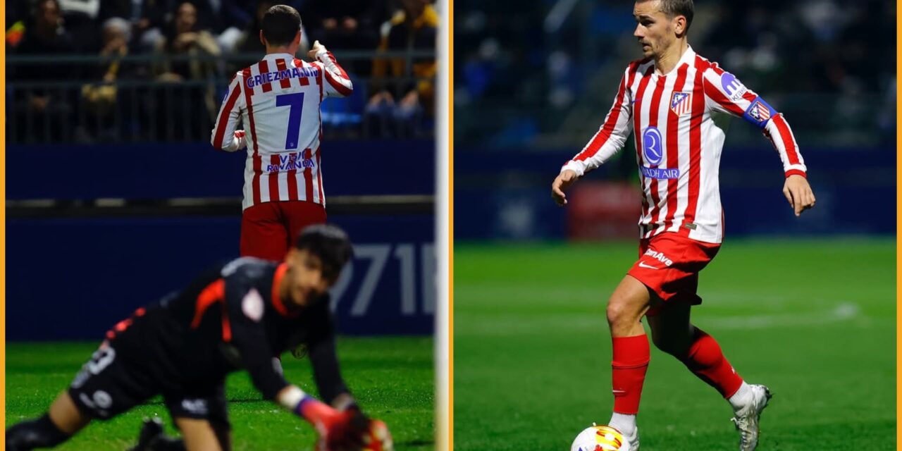 Un doblete de Griezmann liquida el estreno copero del Atleti