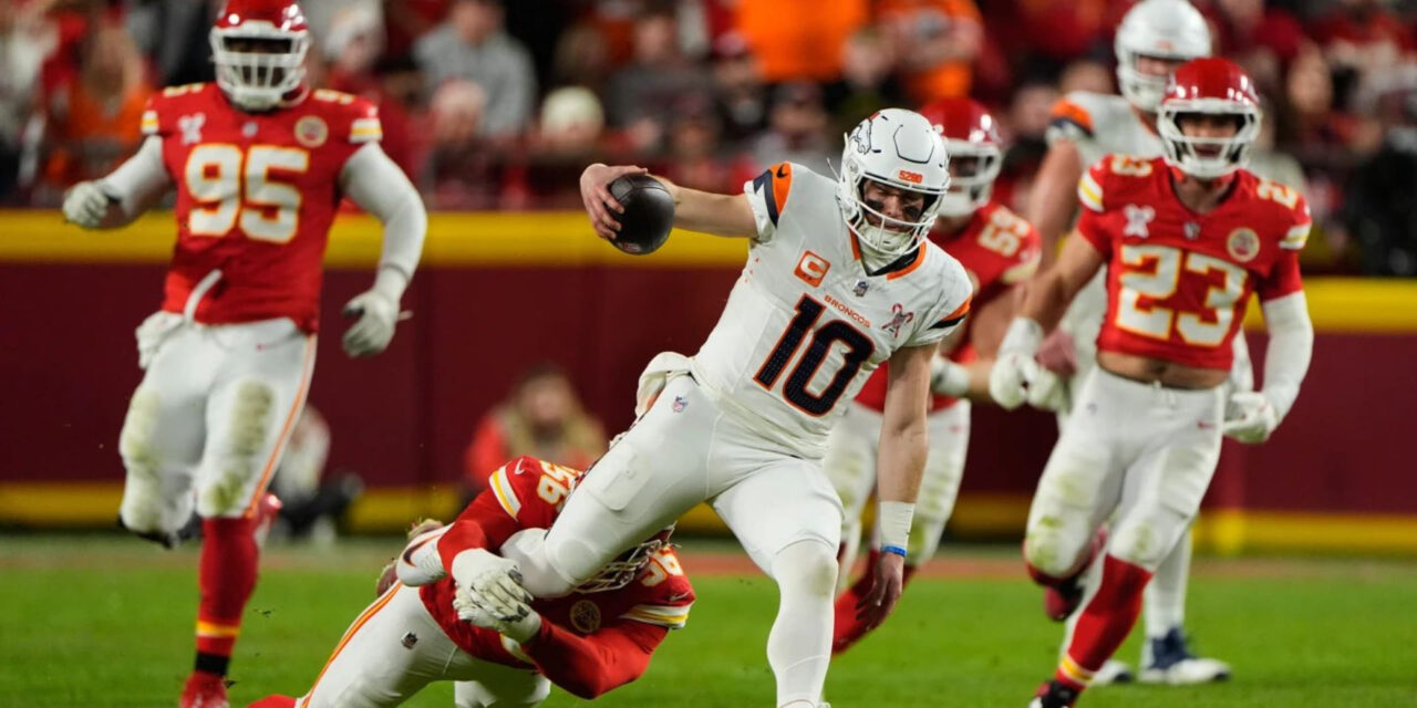 Pase agónico de Nix y defensa de Broncos aseguran victoria de 20-13 sobre Chiefs