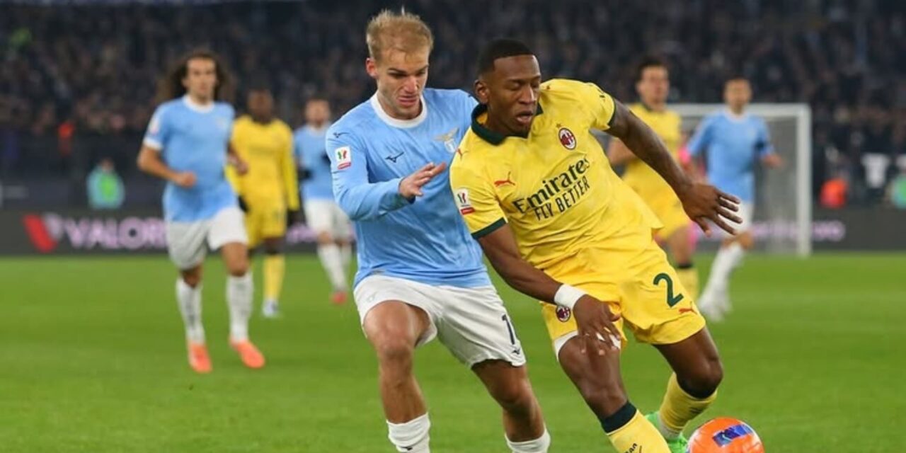 Lazio vence al AC Milan con polémica y enfrentará a Bolonia en cuartos de la Copa de Italia