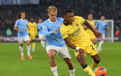 Lazio vence al AC Milan con polémica y enfrentará a Bolonia en cuartos de la Copa de Italia