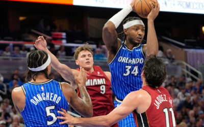 Franz Wagner anota 32 puntos y el Magic vence al Heat 106-105