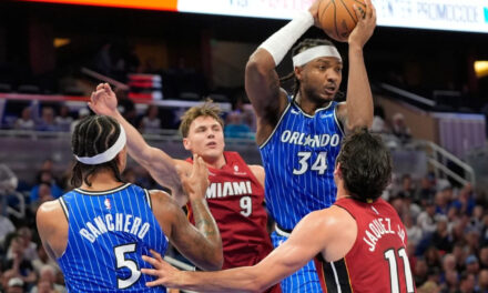 Franz Wagner anota 32 puntos y el Magic vence al Heat 106-105