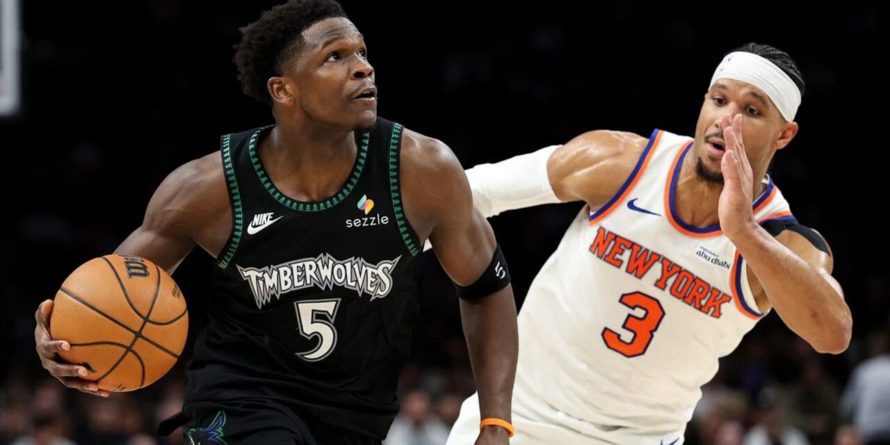 Timberwolves vencen por primera vez a Towns en triunfo 115-104 sobre Knicks