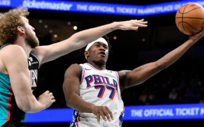 Triple de Edgecombe en los últimos segundos le da a 76ers una victoria en tiempo ante Grizzlies