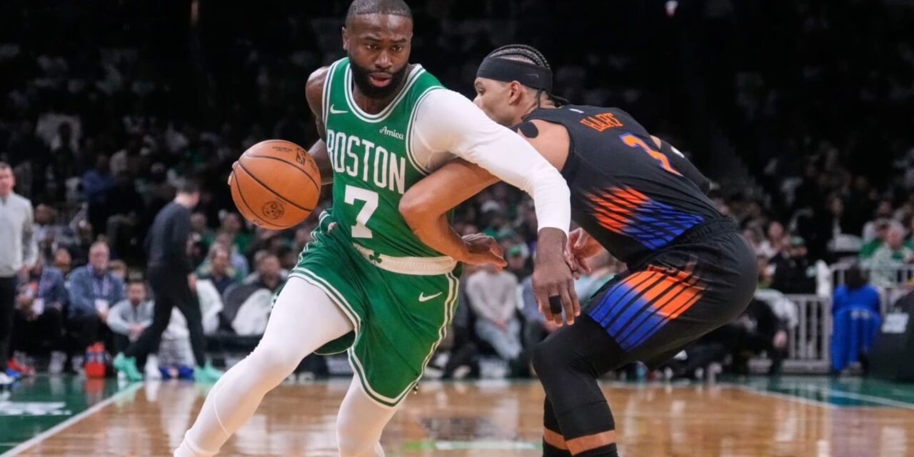 Los Celtics resisten el ataque tardío de los Knicks y ganan 123-117 en la revancha de la semifinal del Este