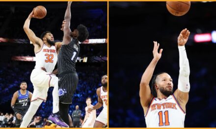 Los 40 puntos de Jalen Brunson, su mejor marca de la temporada, llevan a los Knicks a la victoria sobre el Magic y alcanzan la final de la Copa NBA.