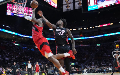 Raptors rompen racha de cuatro derrotas con victoria 106-96 sobre Heat