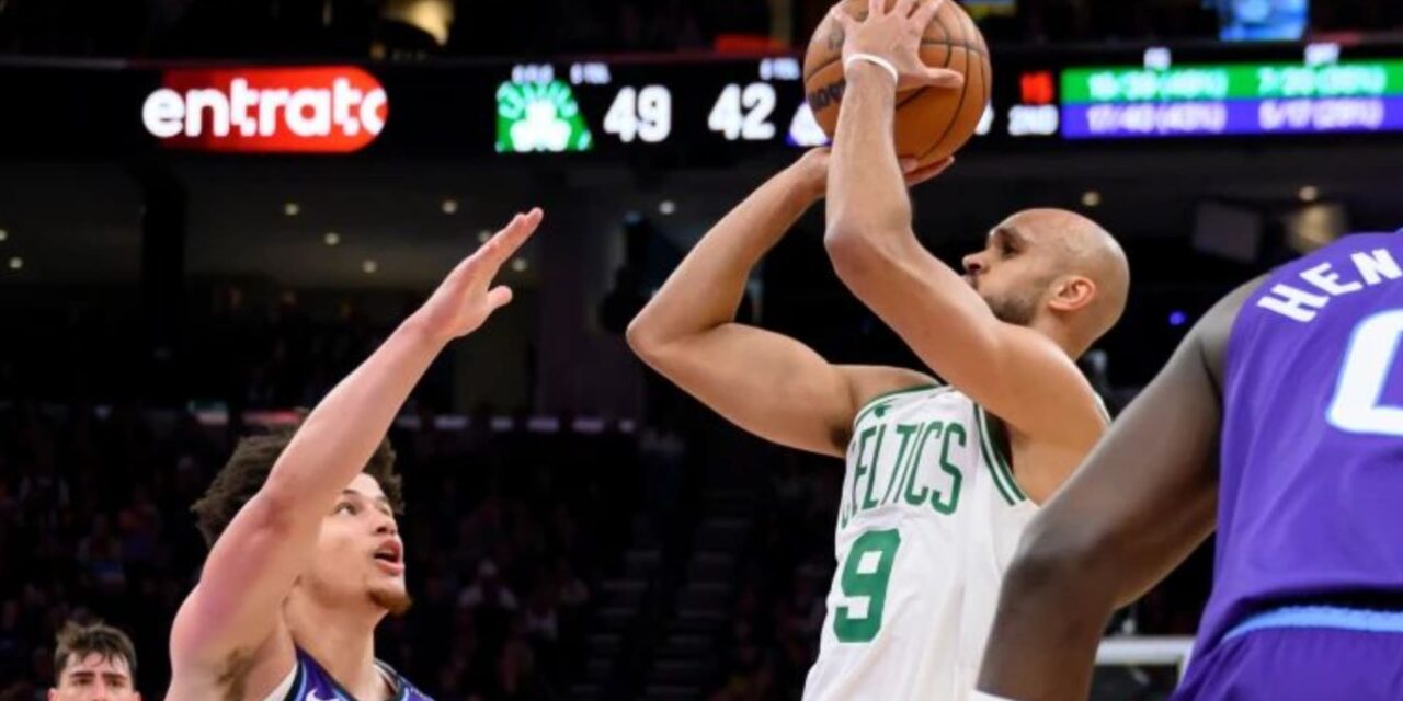 Derrick White suma 27 puntos y 7 tapones para liderar a los Celtics ante el Jazz 129-119