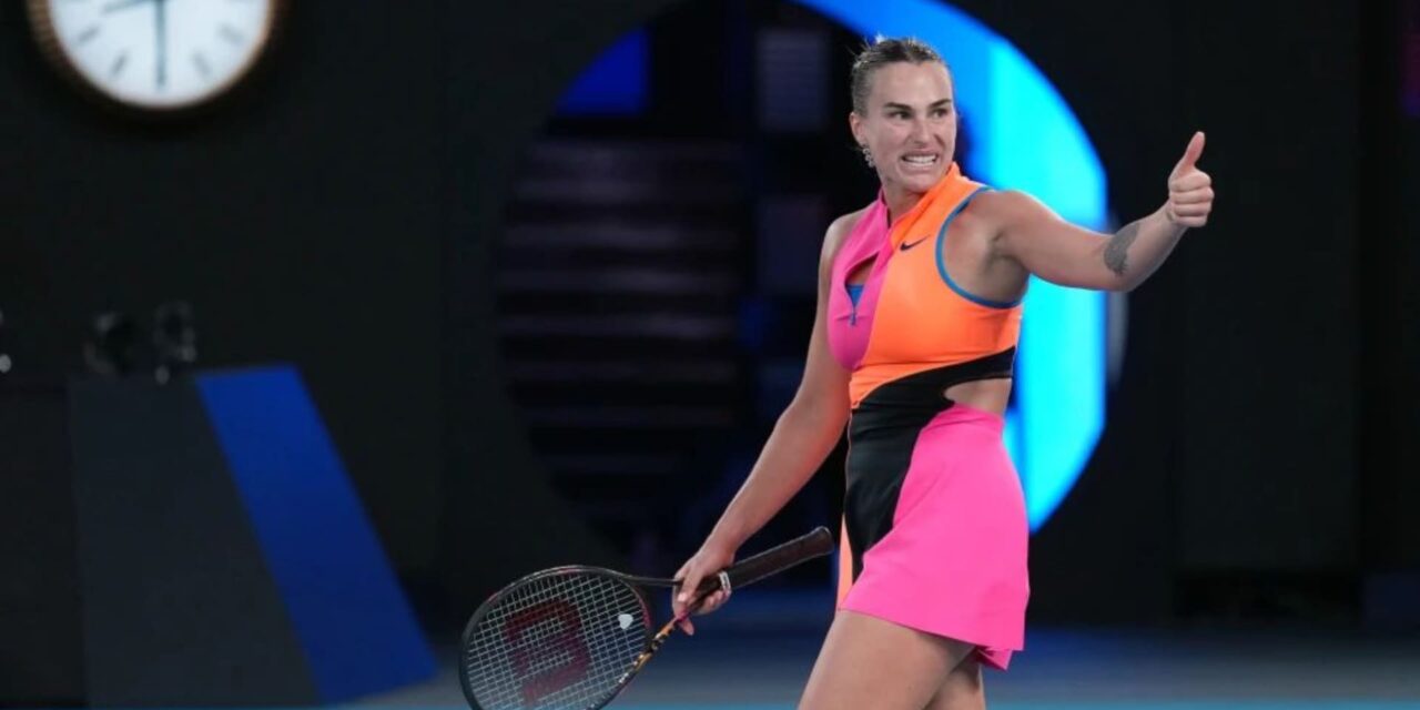 Sabalenka vence a Svitolina y avanza a su cuarta final consecutiva del Abierto de Australia