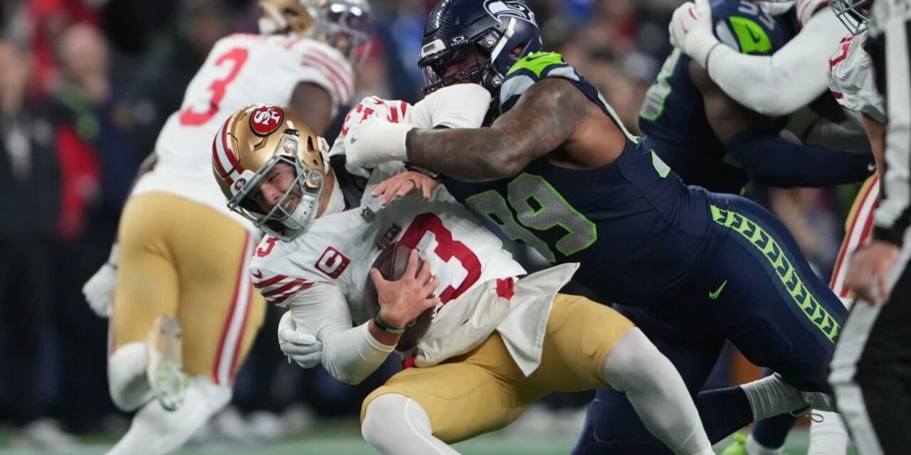 Los Seahawks dominan a los 49ers desde el inicio y avanzan al juego por el título de la NFC con victoria 41-6