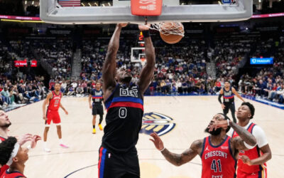 Pistons dominan y logran su 4ta victoria consecutiva, 112-104 ante Pelicans