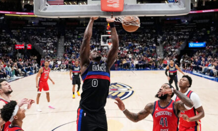 Pistons dominan y logran su 4ta victoria consecutiva, 112-104 ante Pelicans