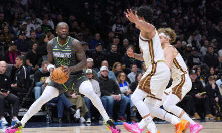 Los Timberwolves vencieron a los Warriors 108-83 para romper una racha de cinco derrotas consecutivas