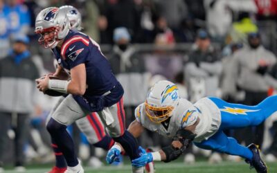 Maye lanza pase de anotación al final y la defensiva de Patriots domina a Chargers en victoria 16-3