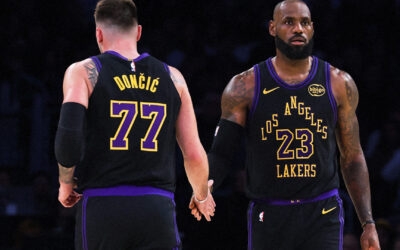 Doncic y James lideran la remontada de los Lakers para vencer a unos Grizzlies con pocos jugadores 128-121