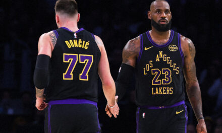 Doncic y James lideran la remontada de los Lakers para vencer a unos Grizzlies con pocos jugadores 128-121