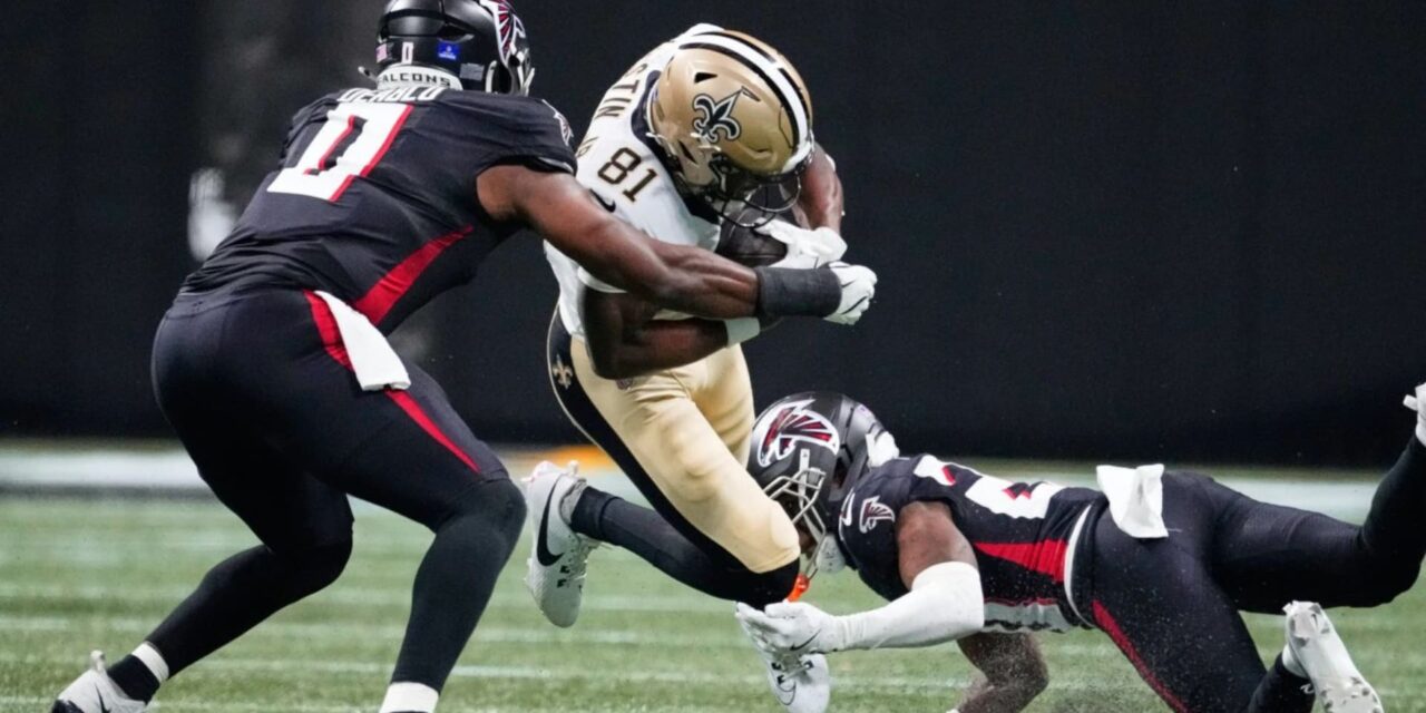 Intercepción de Alford da triunfo 19-17 a Falcons sobre Saints, Panthers ganan NFC Sur