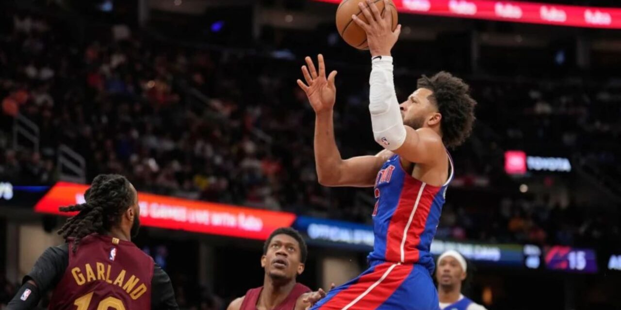 Cunningham anota 27 y Jenkins 25 para Pistons que vencen 114-110 a Cavaliers