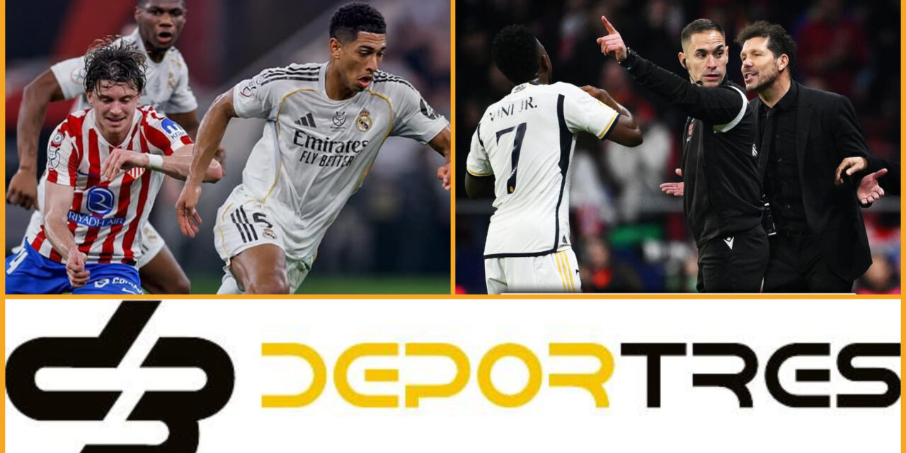 Real Madrid le pega al Atlético de Madrid en la Supercopa(Video D3 completo 12:00 PM)