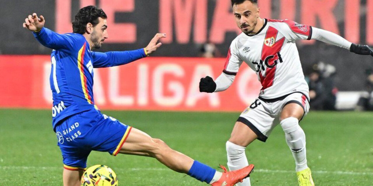 Getafe empata con Rayo Vallecano en La Liga con gol en el último minuto