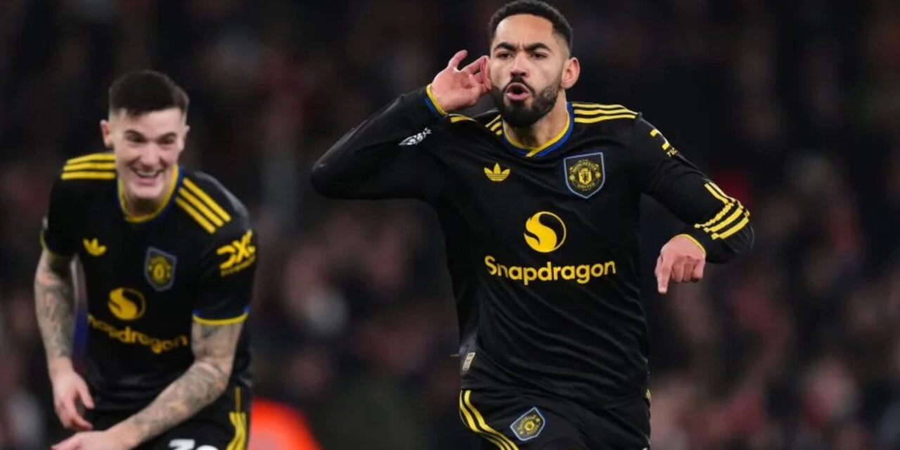 Manchester United y Matheus Cunha sorprenden con victoria 3-1 ante Arsenal en la Liga Premier