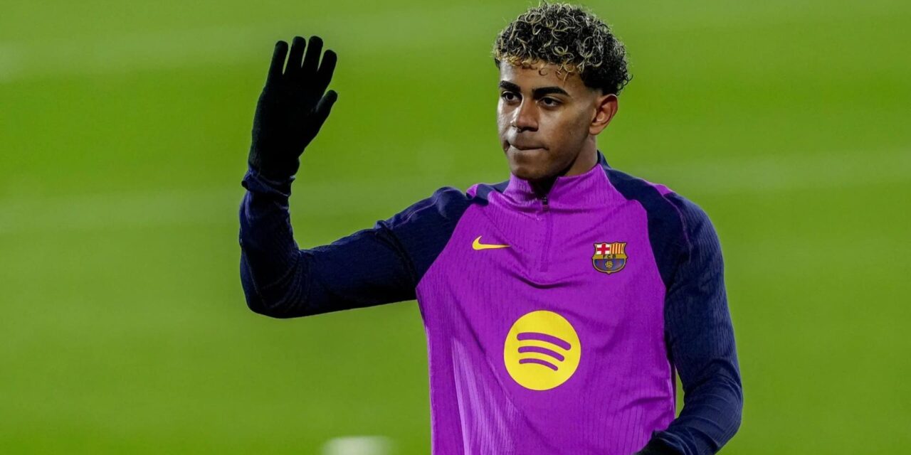 Lamine Yamal se ausenta del primer entrenamiento del año del Barça