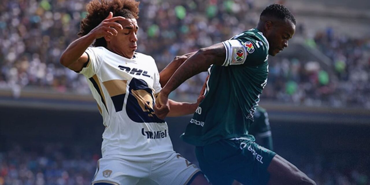 Pumas empata con León 