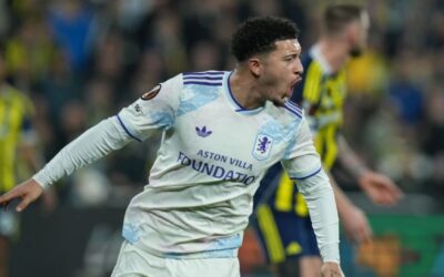 Sancho anota y Aston Villa avanza a octavos en Liga Europa con una victoria de 1-0 sobre Fenerbahce