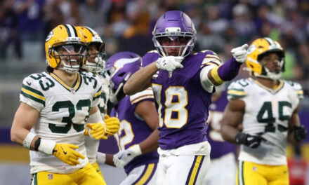 Vikings vencen 16-3 a Packers para su 5ª victoria seguida y McCarthy se lesiona nuevamente