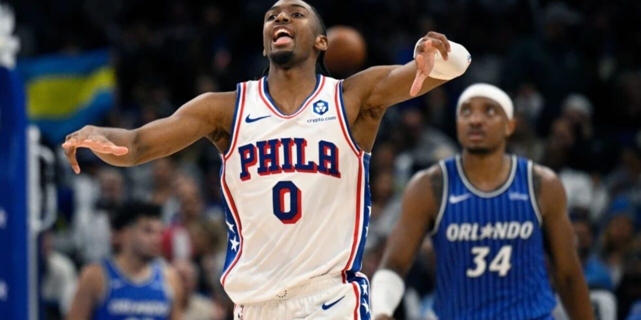 Con 29 puntos de Maxey, 76ers doblegan a Magic en duelo de mala puntería en los triples