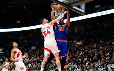 Bridges anota 30, Towns logra 22 rebotes y Knicks hilan 4to triunfo, 119-92 ante Raptors