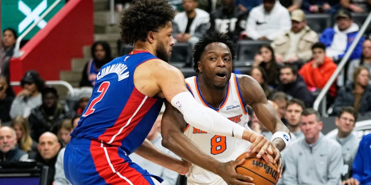 Cade Cunningham suma 29 puntos y 13 asistencias para que los Pistons venzan a los Knicks 121-90