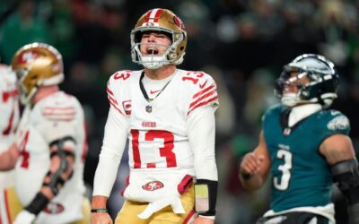 Purdy y los 49ers eliminan a los Eagles, campeones defensores del Super Bowl, con una victoria de 23-19 en el juego de comodines.