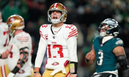 Purdy y los 49ers eliminan a los Eagles, campeones defensores del Super Bowl, con una victoria de 23-19 en el juego de comodines.