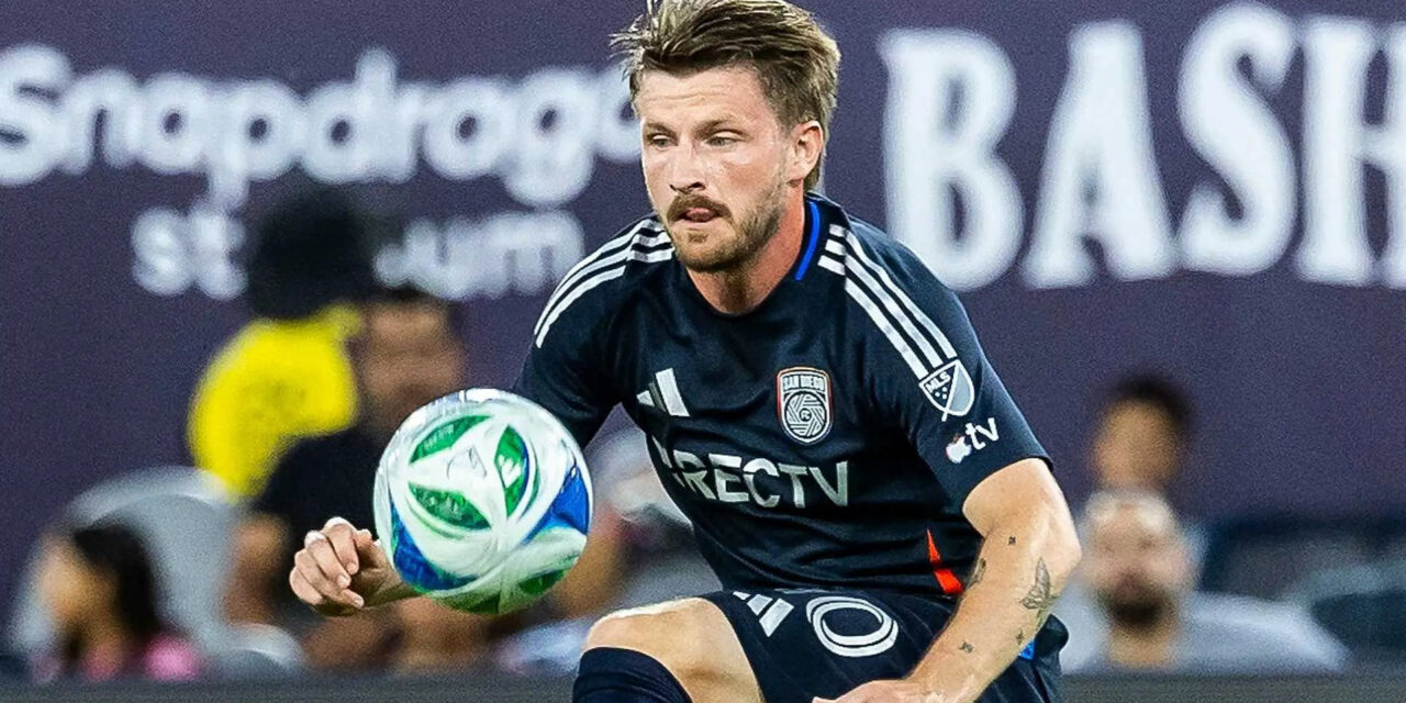 San Diego FC extiende contrato del extremo Anders Dreyer