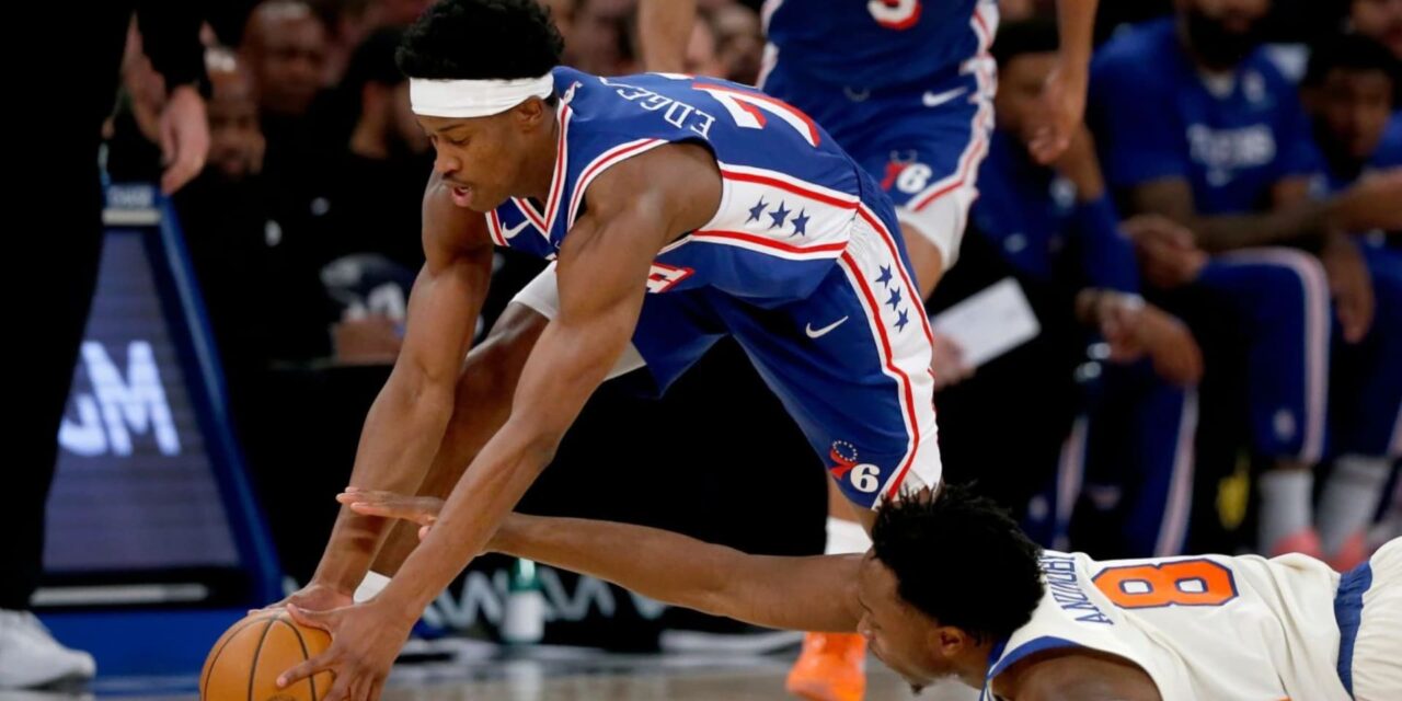 Maxey anota 36 puntos y los 76ers vuelven a ganar en Nueva York, superando a los Knicks por 130-119